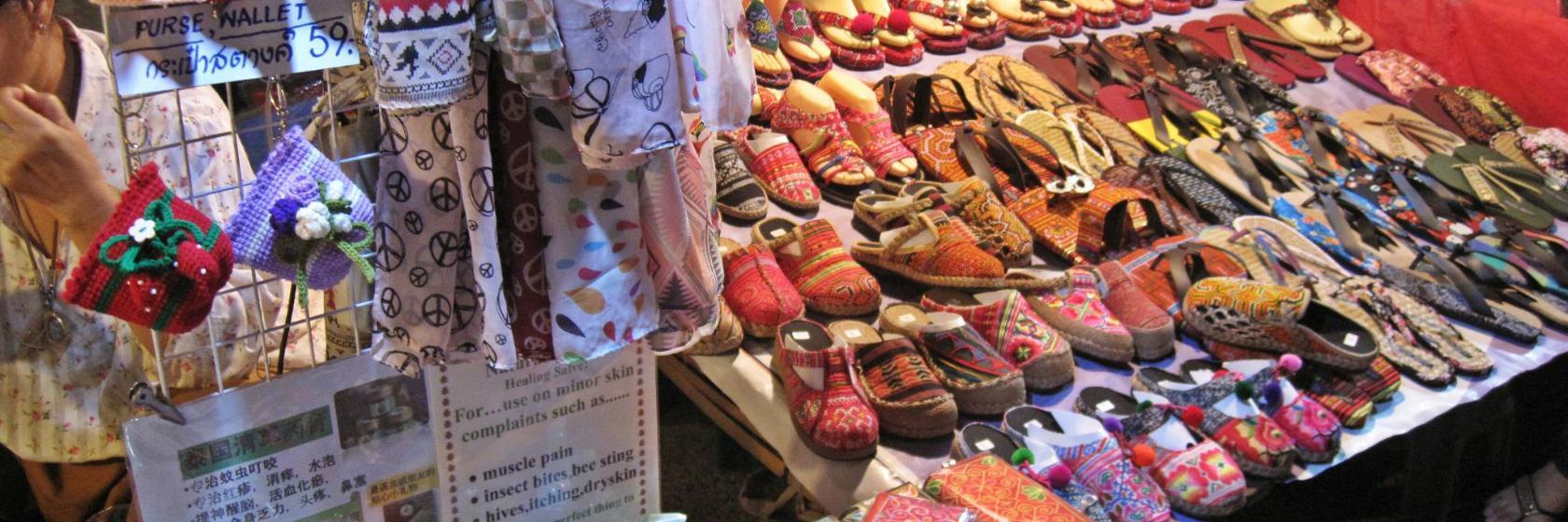 Rue piétonne de Chiang Rai